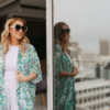 Cali Kimono Green and Blue Jewel - Image 2